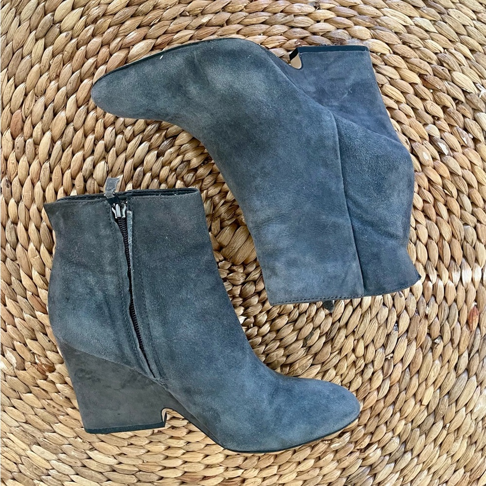 Sam Edelman "Wilson's Wedge" Suede Bootie